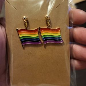 Rainbow Flag Pride Earrings